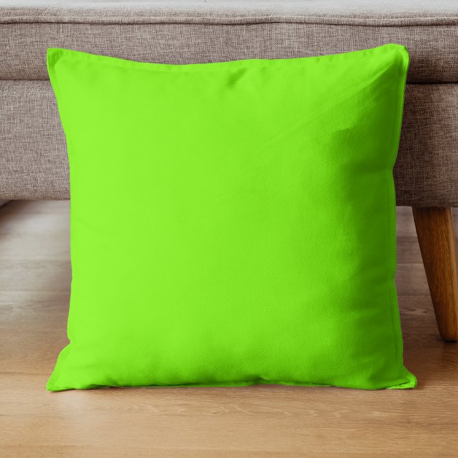 Almofada Cor Sólida Verde Grass | Clássico | Elegante (Criador carregado)