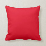 Almofada Cor Sólida Vermelha Simples<br><div class="desc">Travesseiro decorativo Vermelho Simples de Cor Sólida</div>
