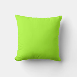 Almofada Cor Sólido Verde Amarelo Simples