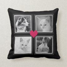 Coração bonito de BFFs com as quatro fotos de