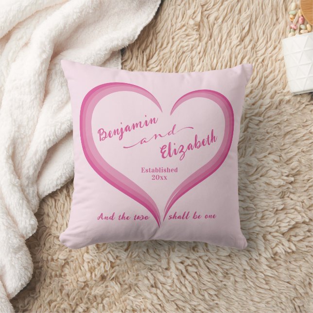 Almofada Coração de Amor de Casal Xadrez Rosa (Cobertor)