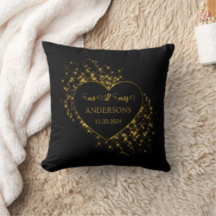 Almofada Coração Espumante Personalizado do Casal