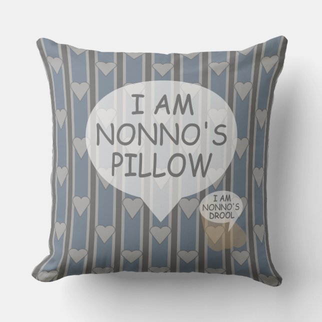 Almofada Coração Personalizável de Divertimento e Rico Stri (Frente)