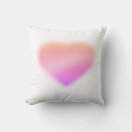 Almofada coração rosa