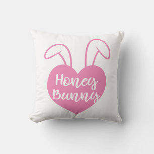 Almofada Coração rosa Honey Bunny