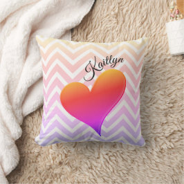 Almofada Coração Sunset de Omã no Travesseiro decorativo St