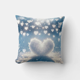 Almofada Corações de Neve de inverno