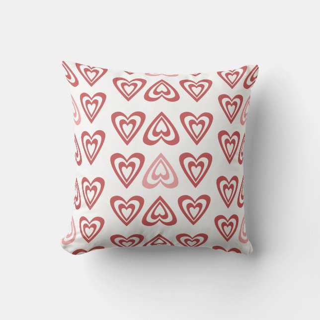 Almofada Corações de São Valentim Fofos – Design de Amor e  (Frente)