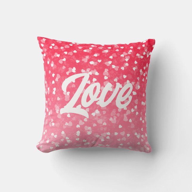 Almofada Corações e Amor do namorados (Frente)