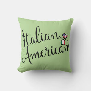 Almofada Corações Entwinados Italianos Americanos