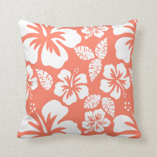Almofada Coral Color Tropical Hibiscus