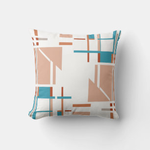 Almofada Coral com Design perpendicular à crosta aquática