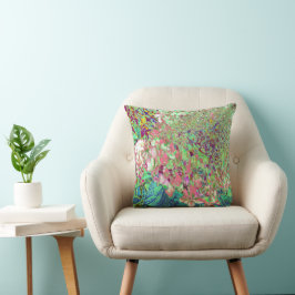 Almofada Coral Elegante e Chartreuse Limelight Hydrangea