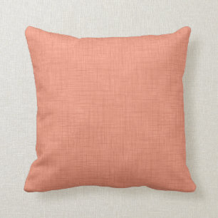 Almofada Coral texturizado "coral calmante". sólido popul