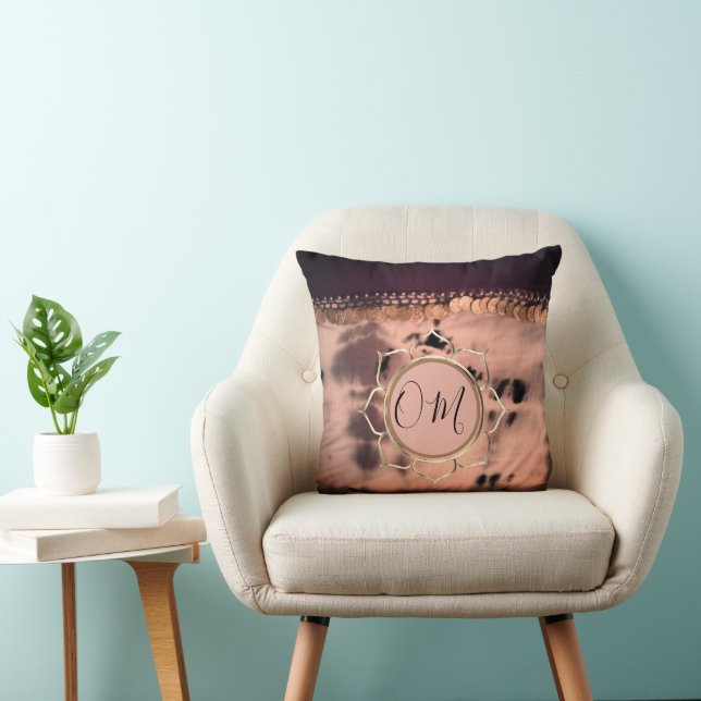 Almofada Corante Rosa Esbranquiçado OM Lotus (Cadeira)
