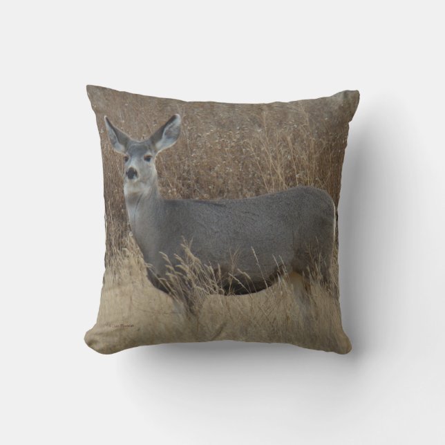 Almofada Corça de veado-mula D14 (Frente)