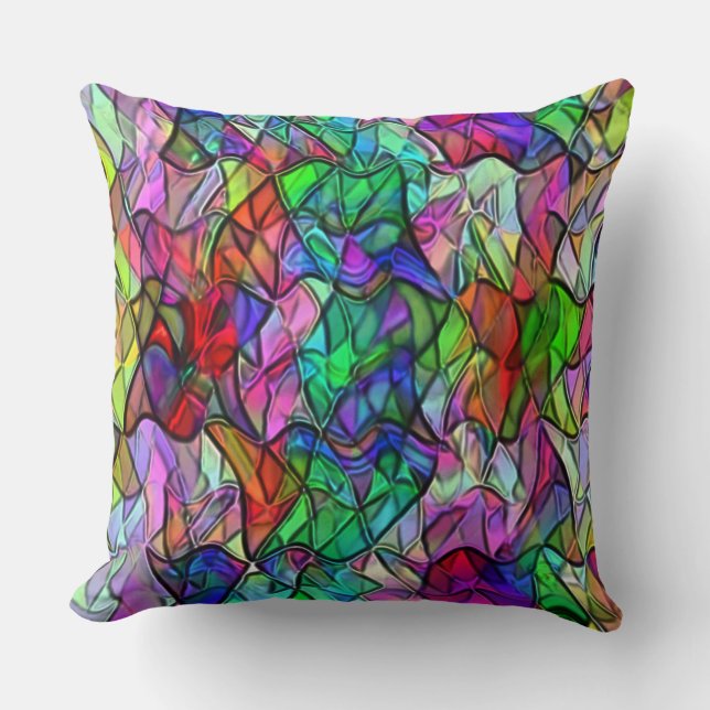 Almofada Cordas cruzadas escondidas sob algum tecido (Frente)