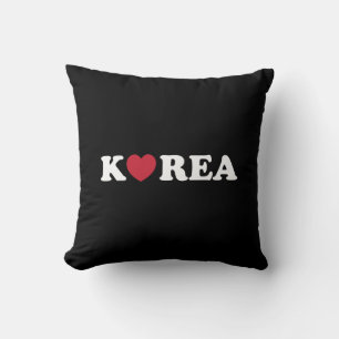 Almofada Coreia Love Heart Travesseiro decorativo