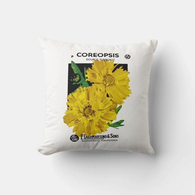 Almofada Coreopsis (Frente)