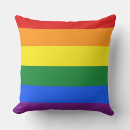 Almofada CORES DA BANDEIRA ARCO-ÍRIS listras + suas ideias