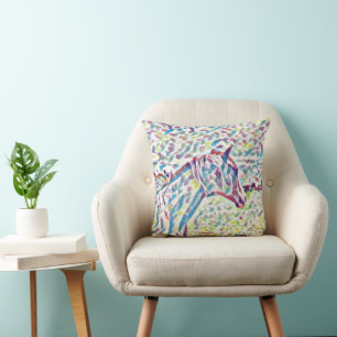 Almofada Cores De Cavalo Da Vida, Cushion