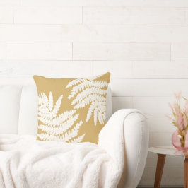 Almofada Cores de Fundo Personalizadas do Woodland Fern Lea