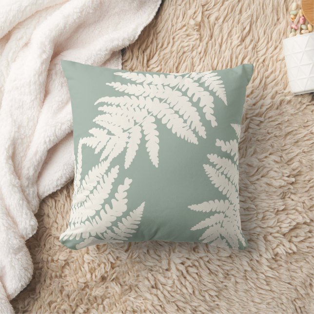 Almofada Cores de Fundo Personalizadas do Woodland Fern Lea (Cobertor)