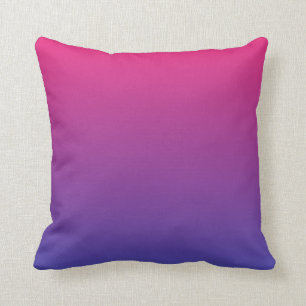 Almofada Cores de Gradiente Rosa e Roxo