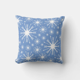 Almofada Cores De Natal E Flocos De Neve