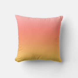 Almofada Cores simples - Amarelo a Rosa Mistura