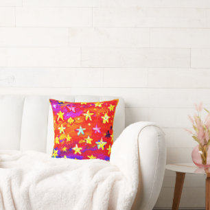 Almofada Cores Vibrantes de Estrelas. Comprar Agora