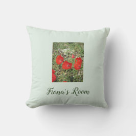 Almofada Corfu Red Poppies Cushion Personalizado