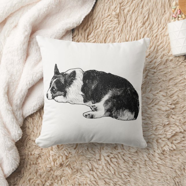 Almofada Corgi com Postura Tranquila (Cobertor)