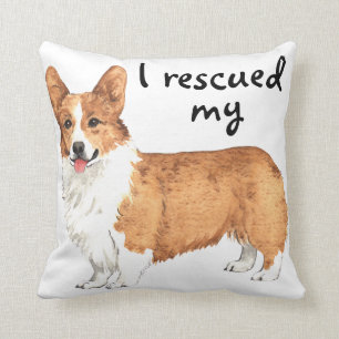 Almofada Corgi de Galês do Pembroke do salvamento
