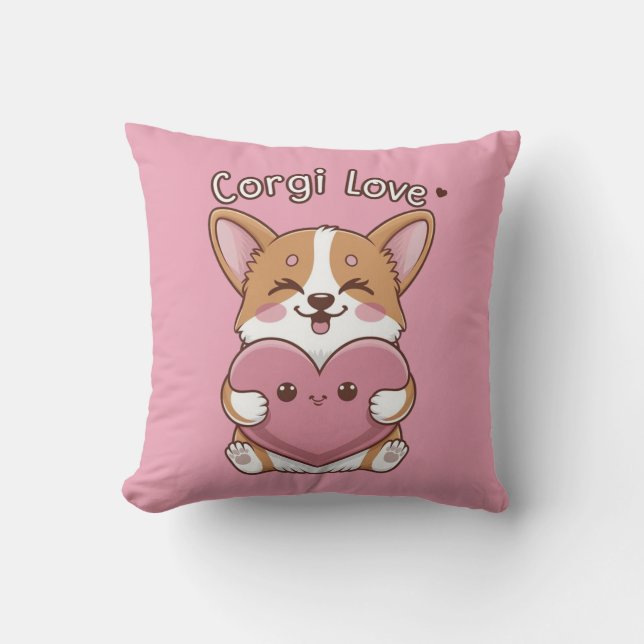 Almofada Corgi Love (Frente)