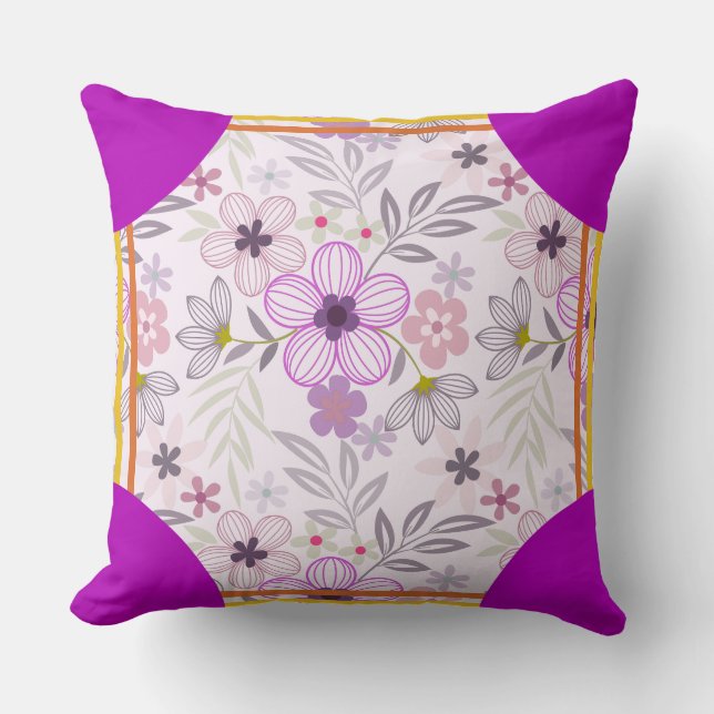 Almofada Cornerstone Blossom Lavanda (Frente)