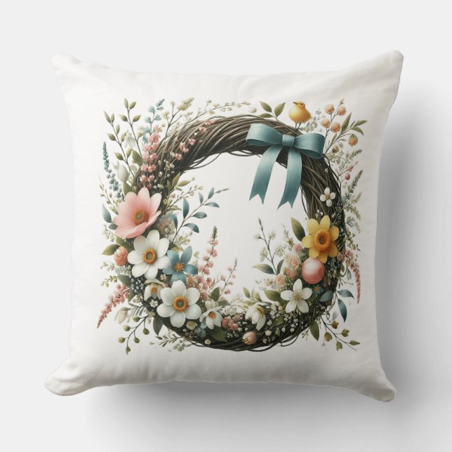 Almofada Coroa de flores (Frente)