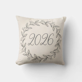 Almofada Coroa de Louro Minimalista 2026