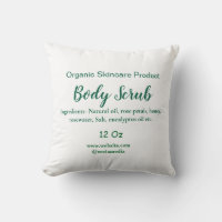 Corpo natural verde orgânico esfregar manteiga adi