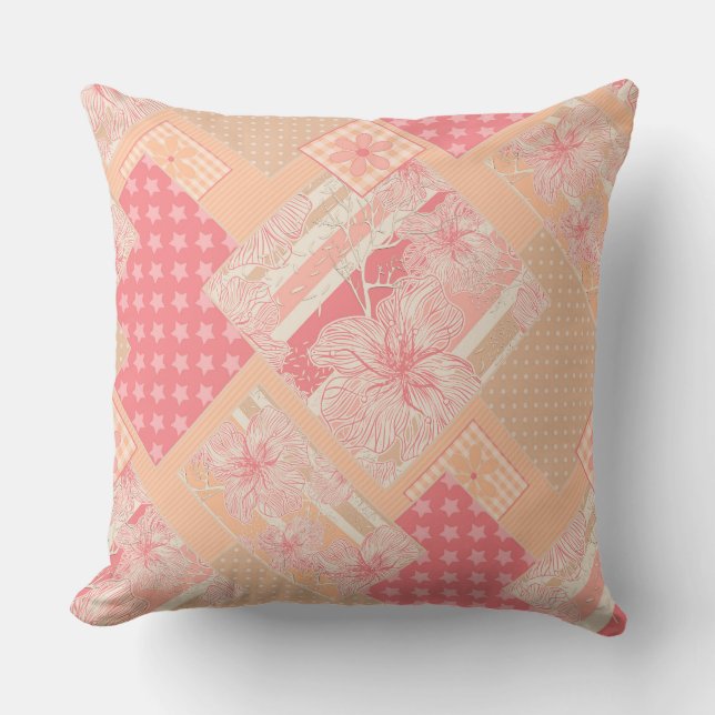Almofada Corpo rosado de pêssego (Frente)