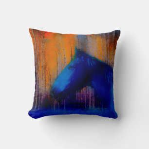 Almofada Correndo com Stallion & Trees Fantasy Horse Arte M