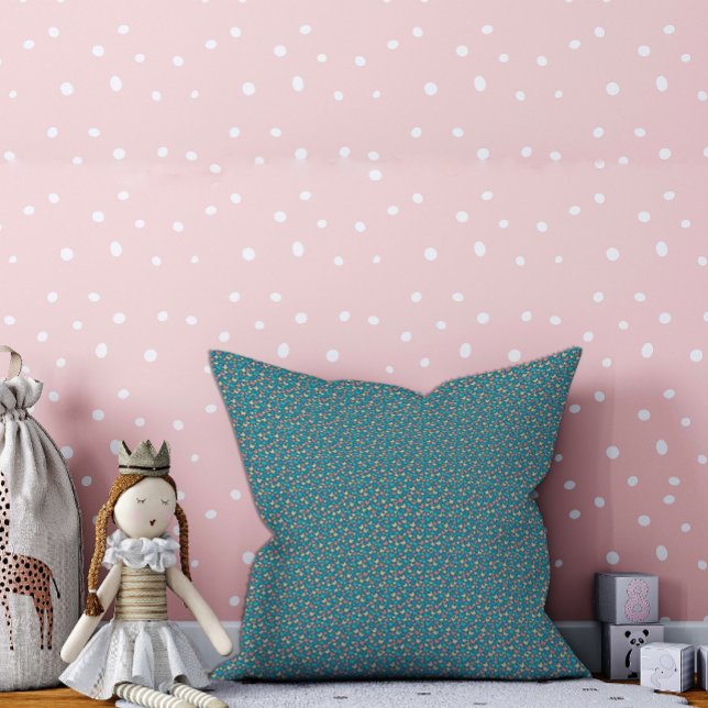 Almofada Correto contemporâneo de borboletas vibrantes (Criador carregado)