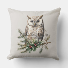 Almofada Coruja na Ramificação
