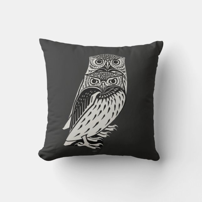 Almofada Corujas bonitas (Frente)