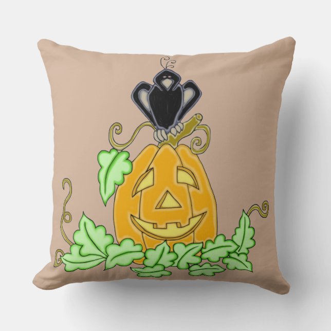 Almofada Corvo e Pumpkin (Frente)
