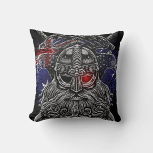 Almofada corvos de Odin espadas Mitologia Viking bandeira d