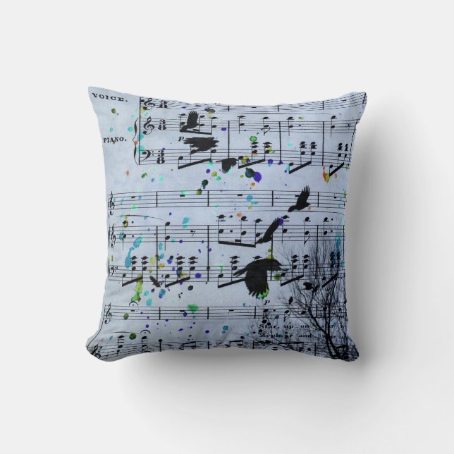 Almofada Corvos Encontram Música (Frente)