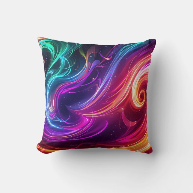 Almofada Cosmic Flowing Swirls (Frente)