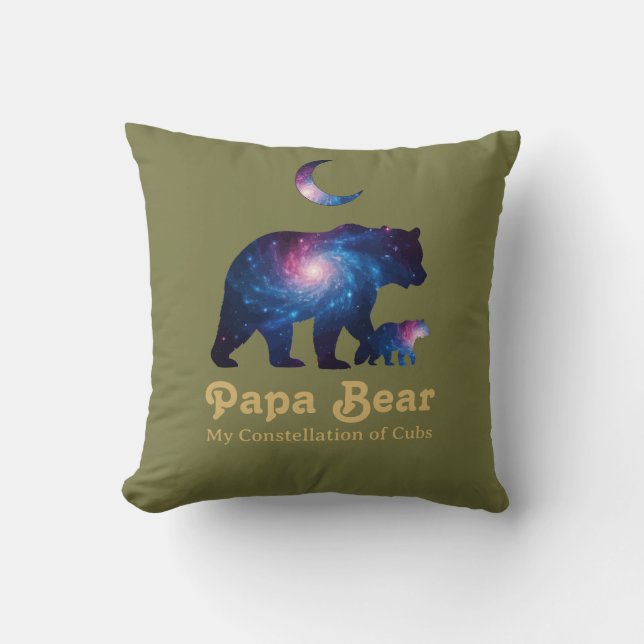Almofada Cosmic Papa Bear & Cub (Frente)