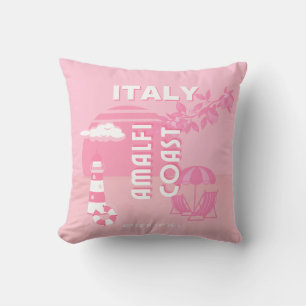 Almofada Costa Amalfi, Viagem, Arte Rosa